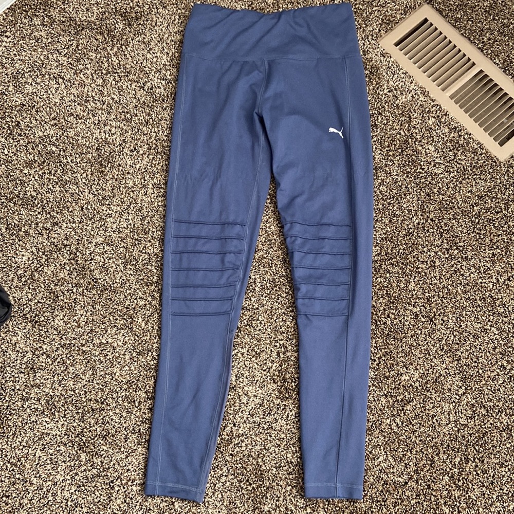 Puma Blue Workout Legging, lightly worn - Picture 3 of 6